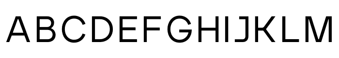 Argon - Regular Font UPPERCASE