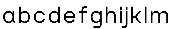 Argon - Regular Font LOWERCASE