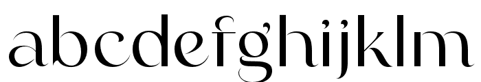 Argue-Regular Font LOWERCASE