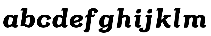 Argumend Black Italic Font LOWERCASE