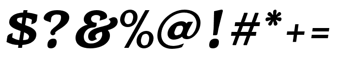 Argumend Bold Italic Font OTHER CHARS