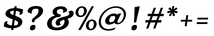 Argumend DemiBold Italic Font OTHER CHARS