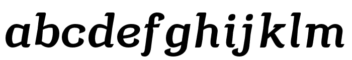Argumend DemiBold Italic Font LOWERCASE