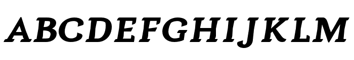 Argumend ExtraBold Italic Font UPPERCASE