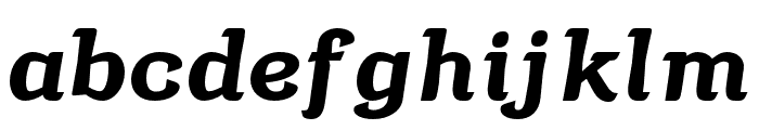 Argumend ExtraBold Italic Font LOWERCASE