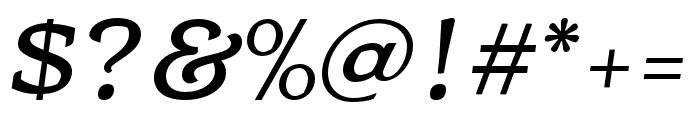 Argumend Italic Font OTHER CHARS