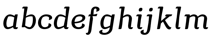 Argumend Italic Font LOWERCASE