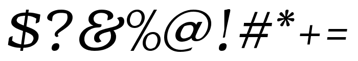 Argumend Variable Italic Font OTHER CHARS