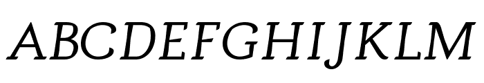 Argumend Variable Italic Font UPPERCASE