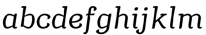 Argumend Variable Italic Font LOWERCASE