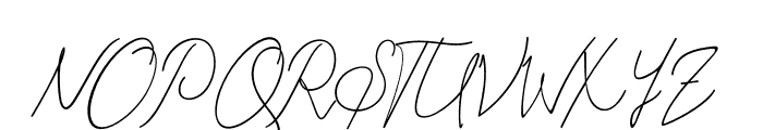Arianthy Font UPPERCASE