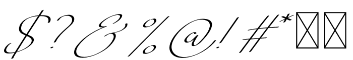 Arielle Signature Font OTHER CHARS