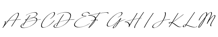 Arielle Signature Font UPPERCASE