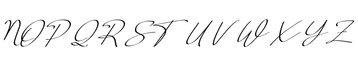 Arielle Signature Font UPPERCASE
