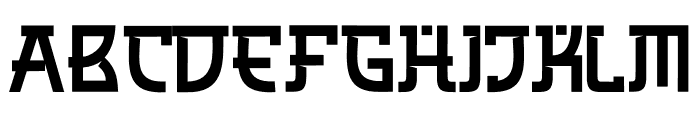 Arigaktau Font UPPERCASE