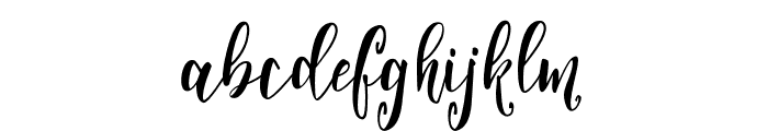 Arillyoni Font LOWERCASE