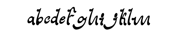 Arimalia-Regular Font LOWERCASE
