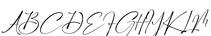 Arinttika Signature Font UPPERCASE