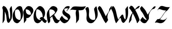 Arisha Font UPPERCASE