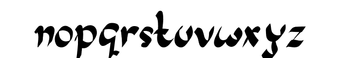 Arisha Font LOWERCASE