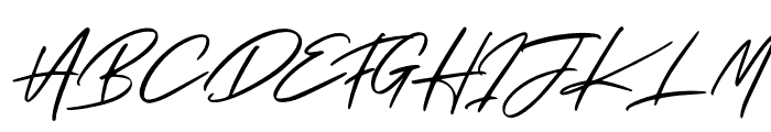 Arista Signature Font UPPERCASE