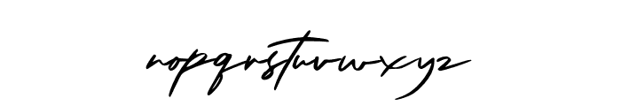 Arista Signature Font LOWERCASE
