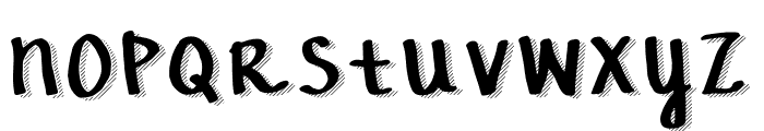 Aristo Sans Hatched Regular Font LOWERCASE