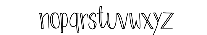 Ariston Font LOWERCASE