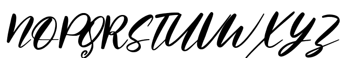 Aritha Italic Font UPPERCASE