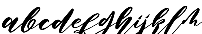 Aritha Italic Font LOWERCASE