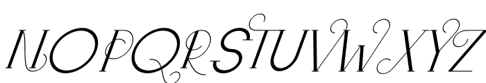 Arkadelphia Italic Font UPPERCASE