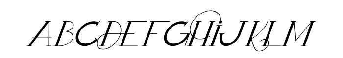 Arkadelphia Italic Font LOWERCASE