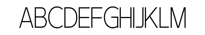 Arkelogue Extra Light Font LOWERCASE