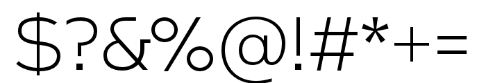Arkibal Mono-Light Font OTHER CHARS
