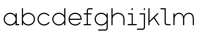Arkibal Mono-Light Font LOWERCASE