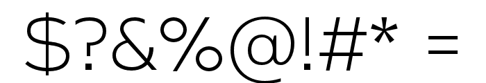 ArkibalSerif-Light Font OTHER CHARS