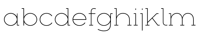 ArkibalSerif-Thin Font LOWERCASE
