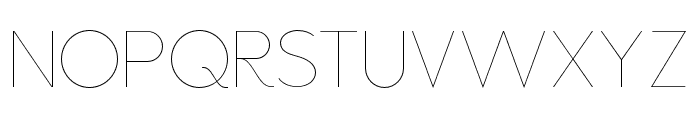 Arkinven Thin Font UPPERCASE