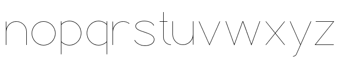 Arkinven Thin Font LOWERCASE