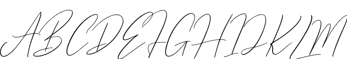 Arletta White Font UPPERCASE