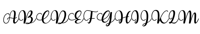 Arlie Italic Font UPPERCASE