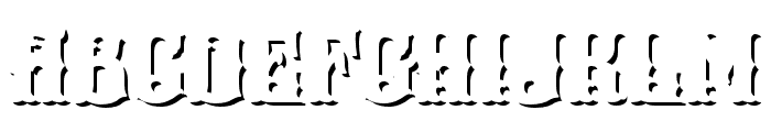 Arlington-Shadow Font LOWERCASE