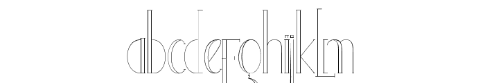 Armadoni Font LOWERCASE