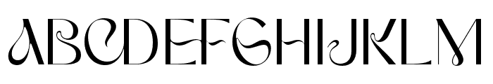 Armany-Regular Font UPPERCASE