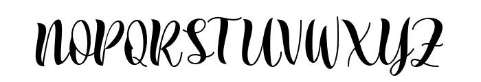 Armelia Regular Font UPPERCASE