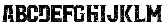 Army Gear Font UPPERCASE