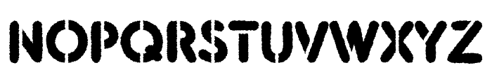 Army Grunge Font LOWERCASE