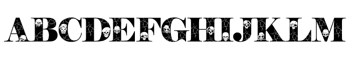Army Skull Font LOWERCASE