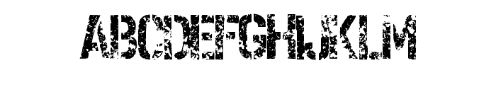 Army Stencil Distressed Regular FONT