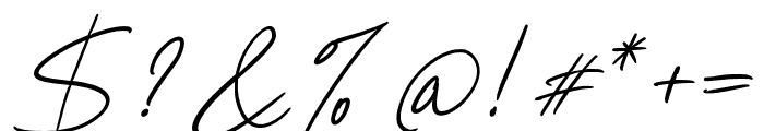 Arnaud Script Bold Font OTHER CHARS